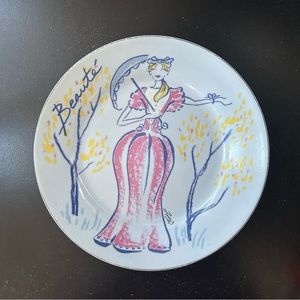 3/$20 I. Godinger plate Beaute